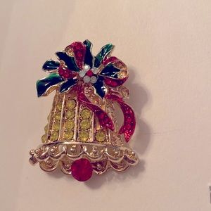 Christmas Bell Brooch